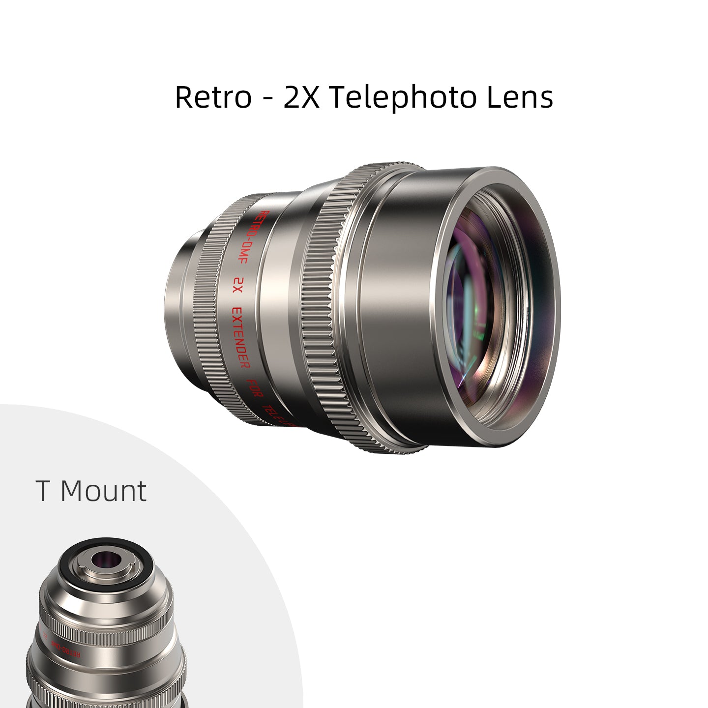 Fotorgear 2X Telephoto Lens Retro - 2X Telephoto & Macro Lens Kit
