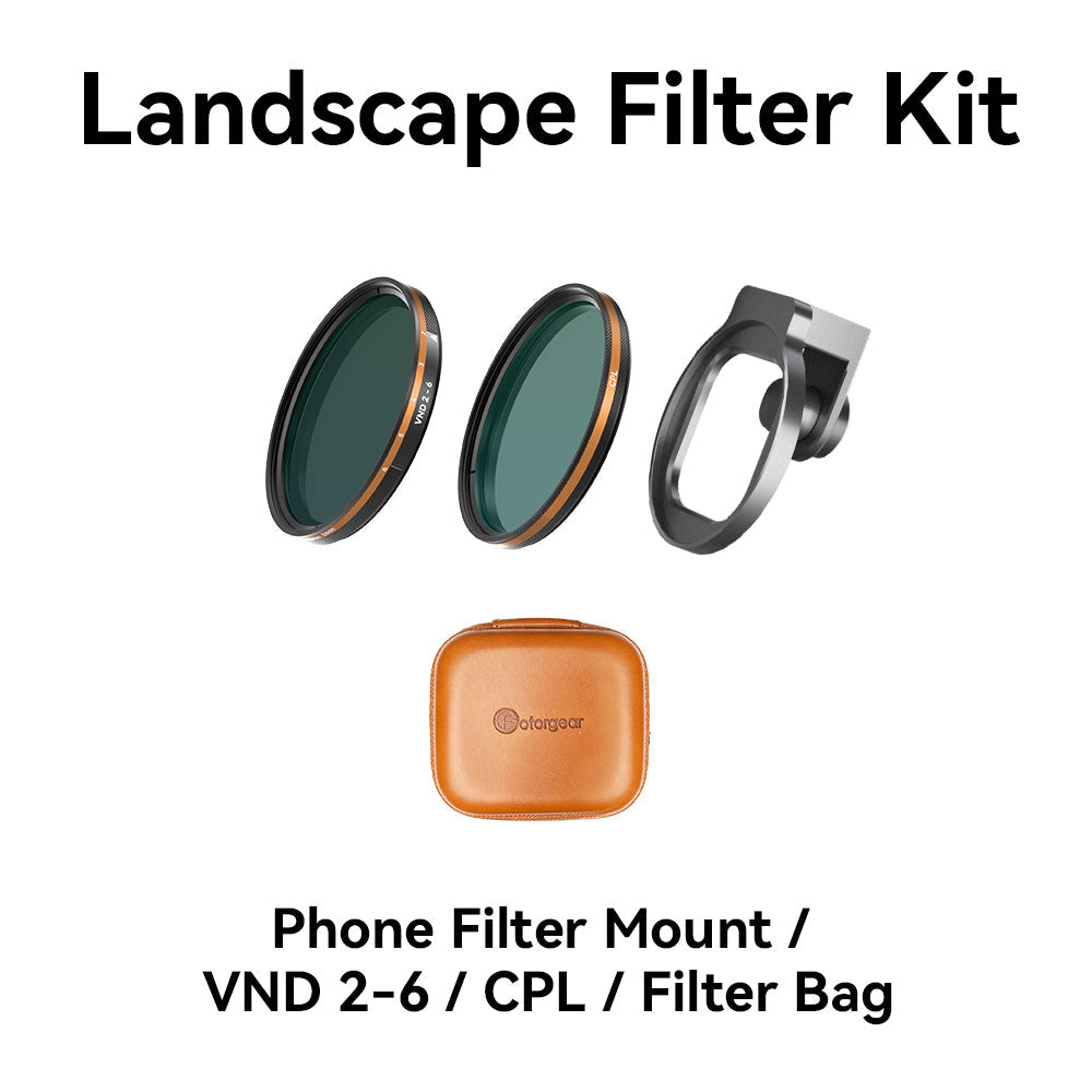 Fotorgear Landscape Filter Kit Fotorgear 58mm Phone Filter Mount