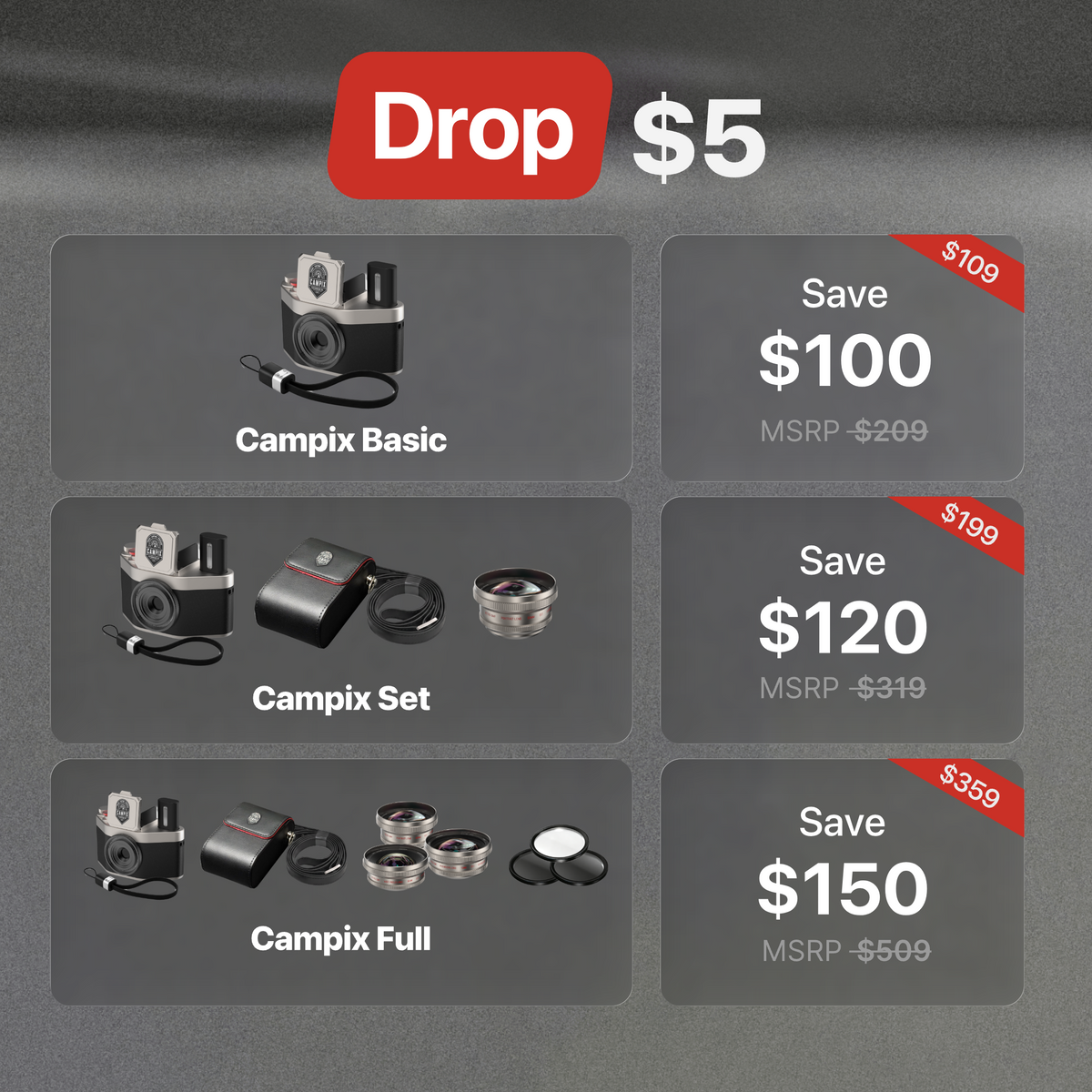 Fotorgear Campix Film-Inspired Digital Camera Deposit