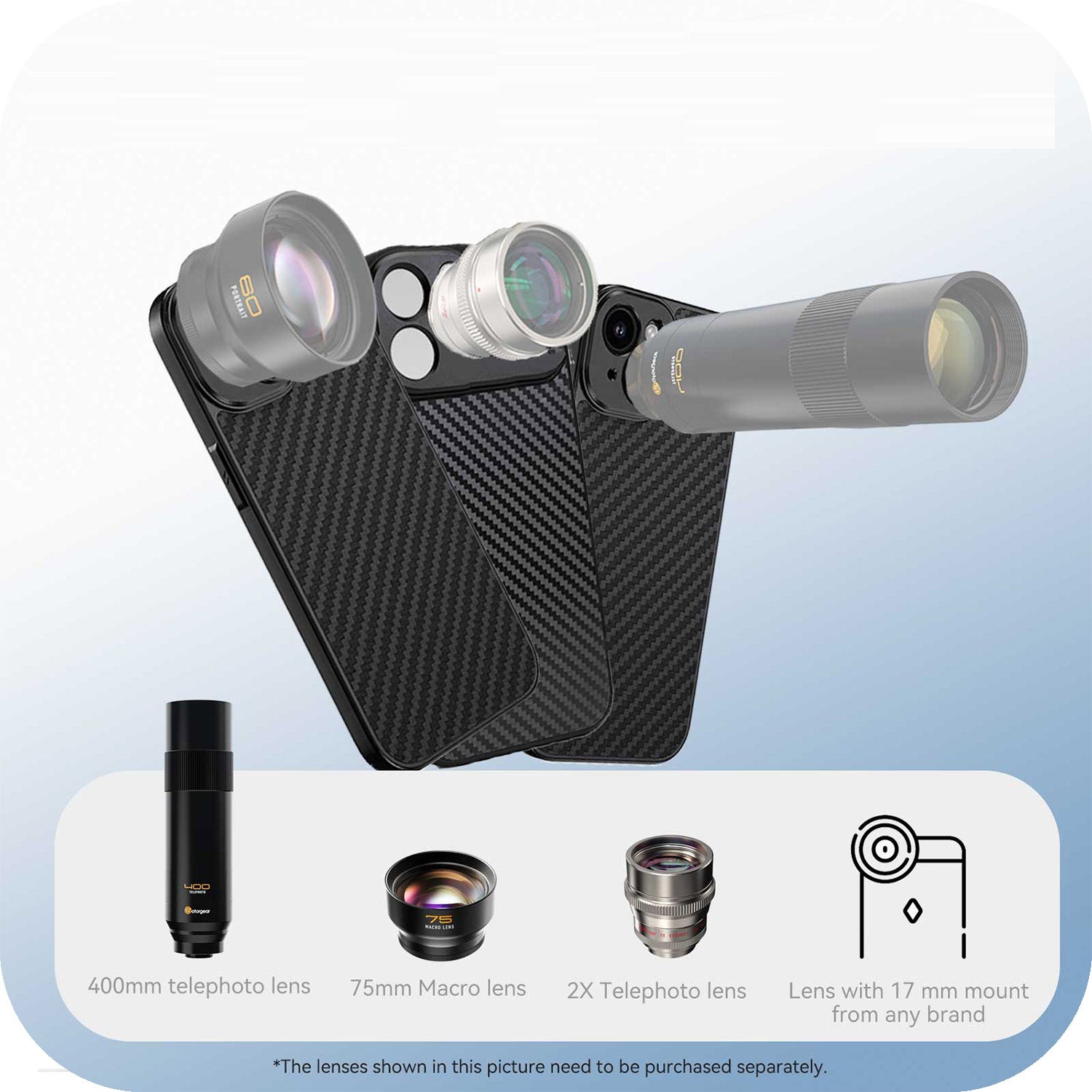 17mm Thread Phone Case for iPhone 16 series