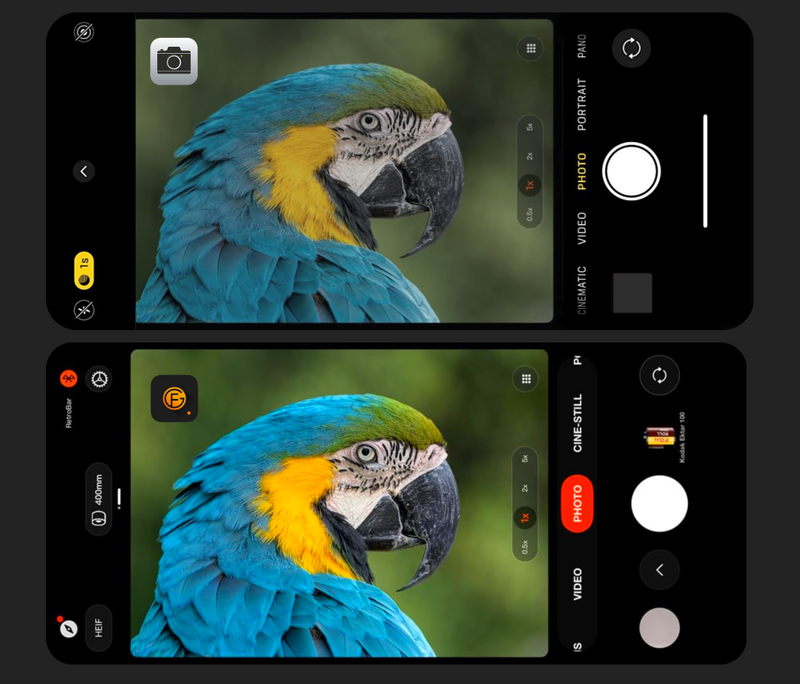 Works with the Native Camera App