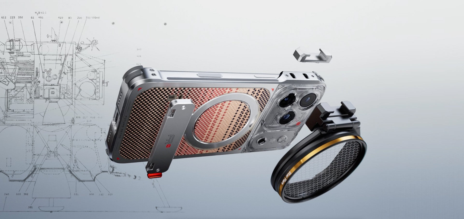 FR series - Modular Phone Case kit for iPhone