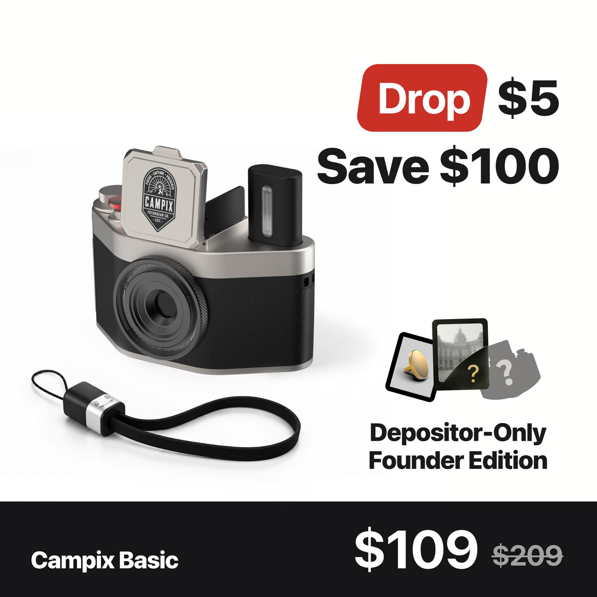 Fotorgear Campix Film-Inspired Digital Camera Deposit