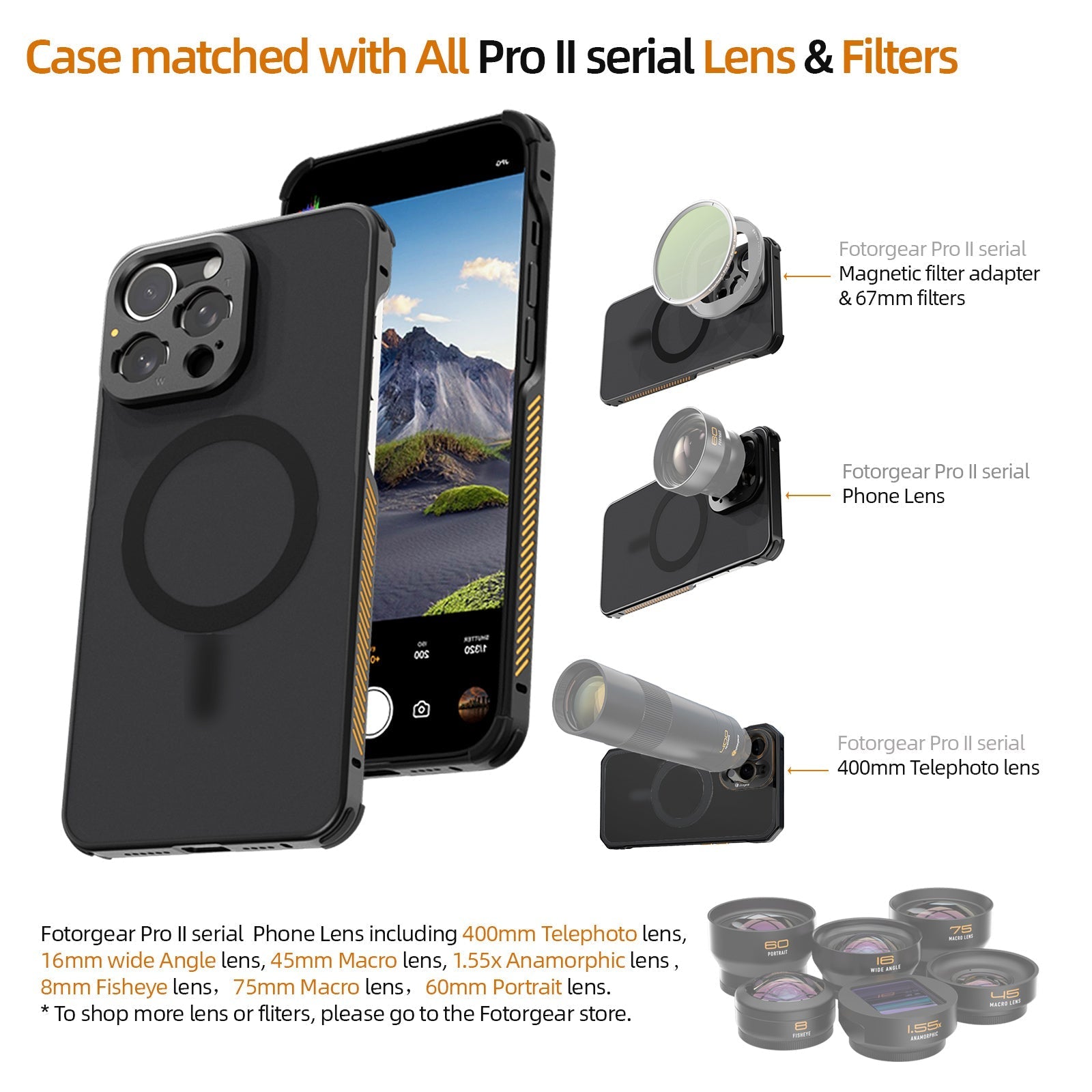 Fotorgear 16mm Wide Angle Lens · Pro II series
