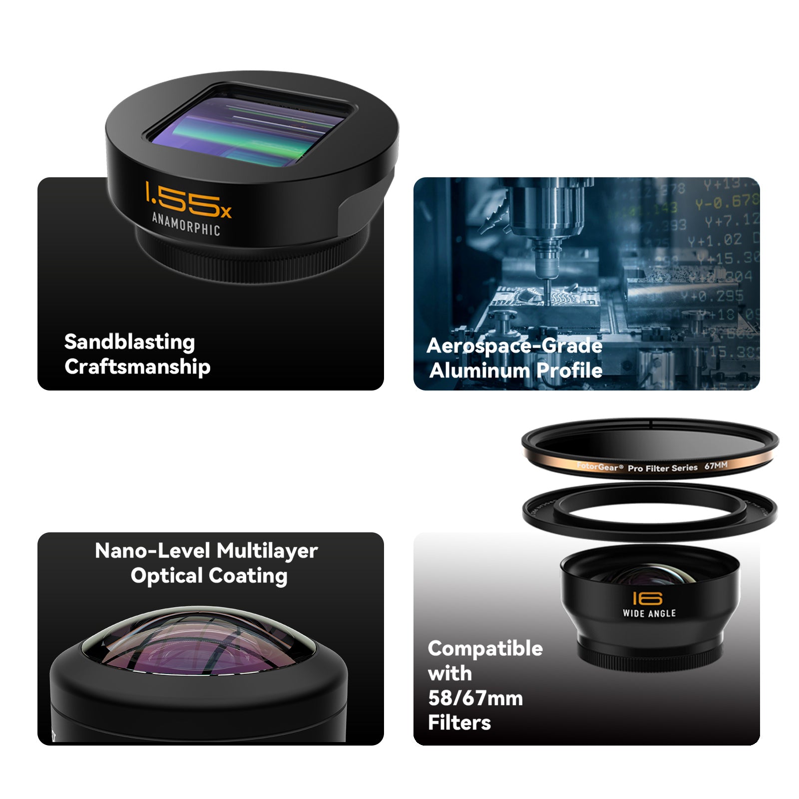 Fotorgear 16mm Wide Angle Lens · Pro II series