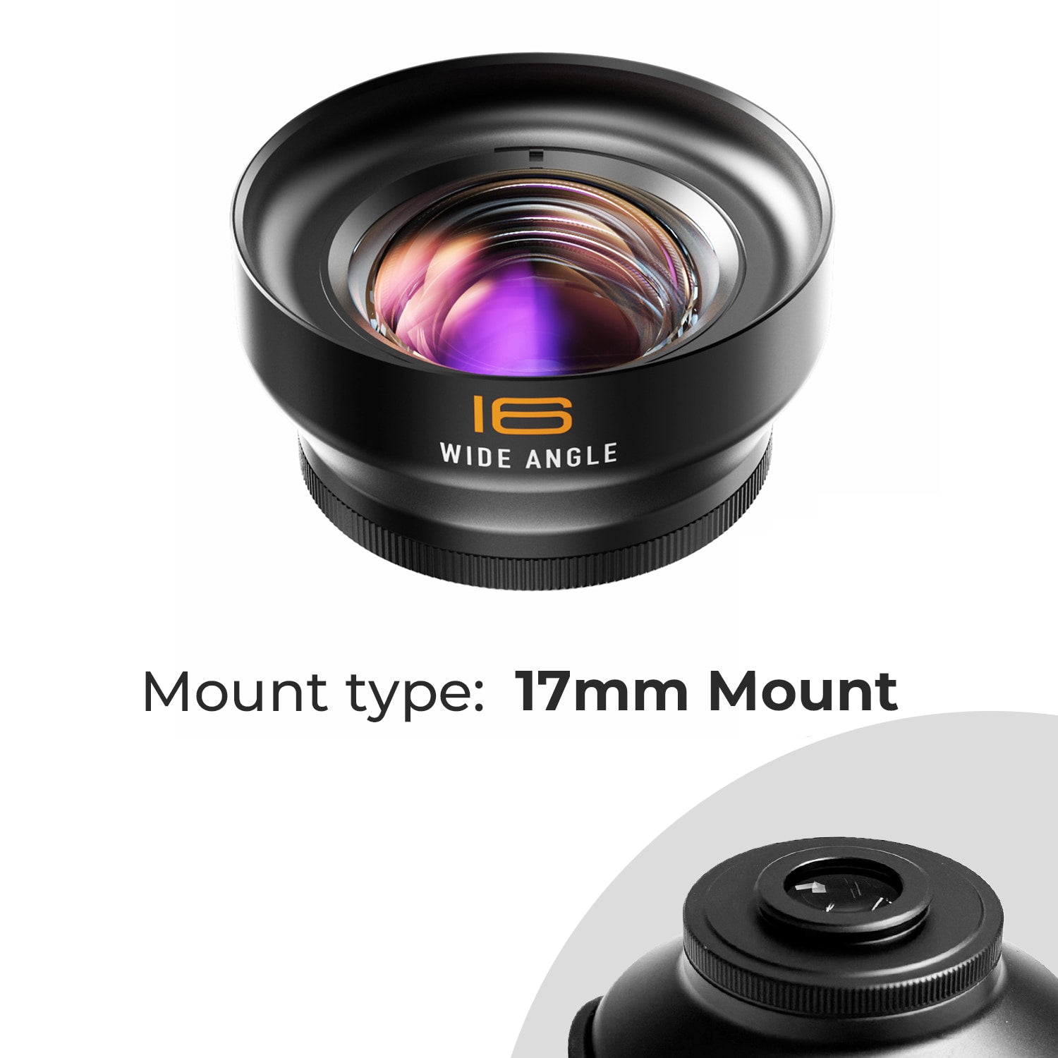 Fotorgear 17mm Thread Mount 16mm Wide Angle Lens · Pro II series