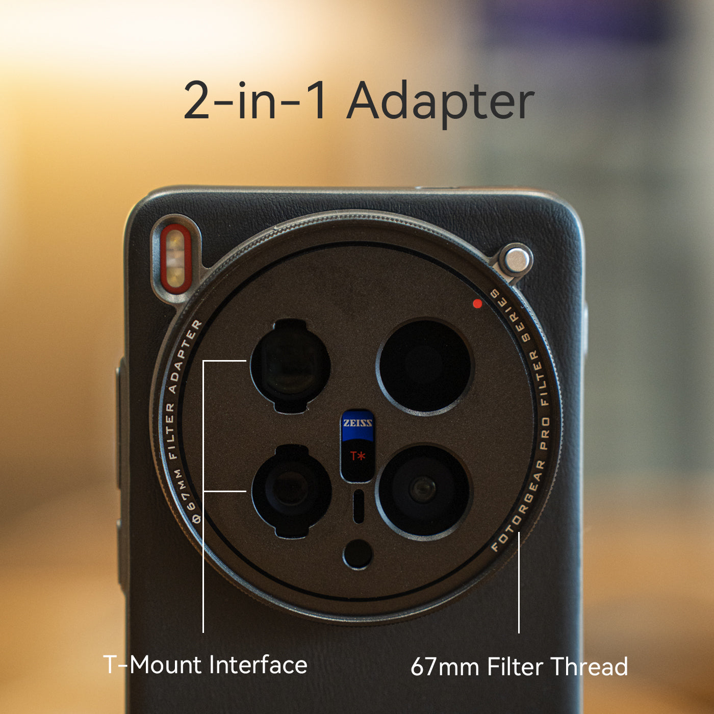 Fotorgear 2-in-1 adapter for Vivo X200 Ultra