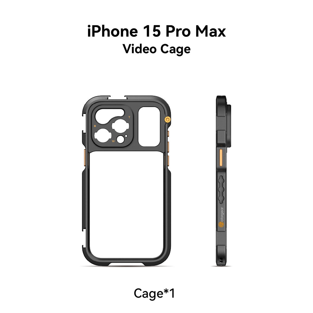 fotorgear iPhone 15 Pro Max / VIdeo Cage Fotorgear Mobile Video Cage for iPhone 15 Pro & 15 Pro Max