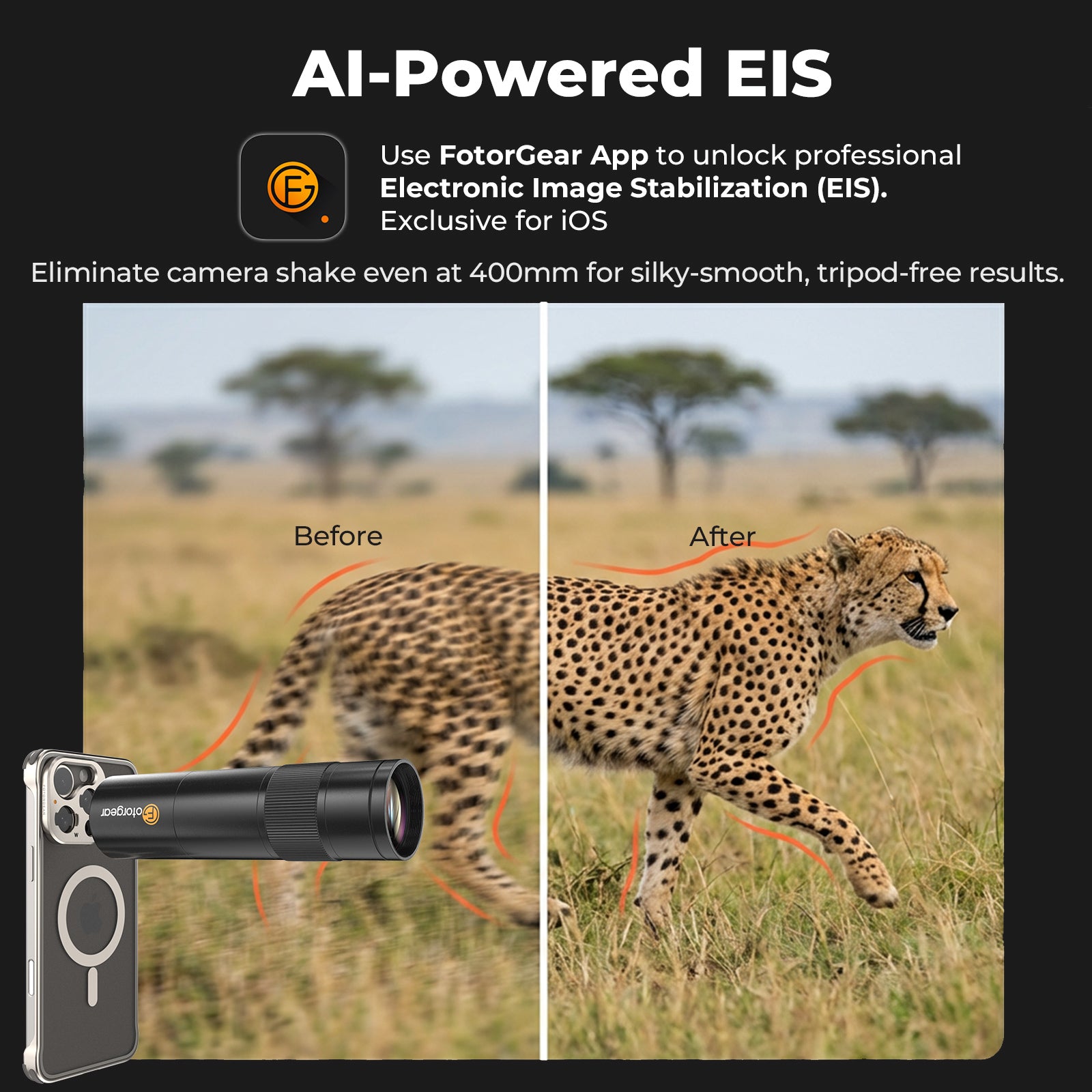 Fotorgear Mini 400mm Telephoto Lens