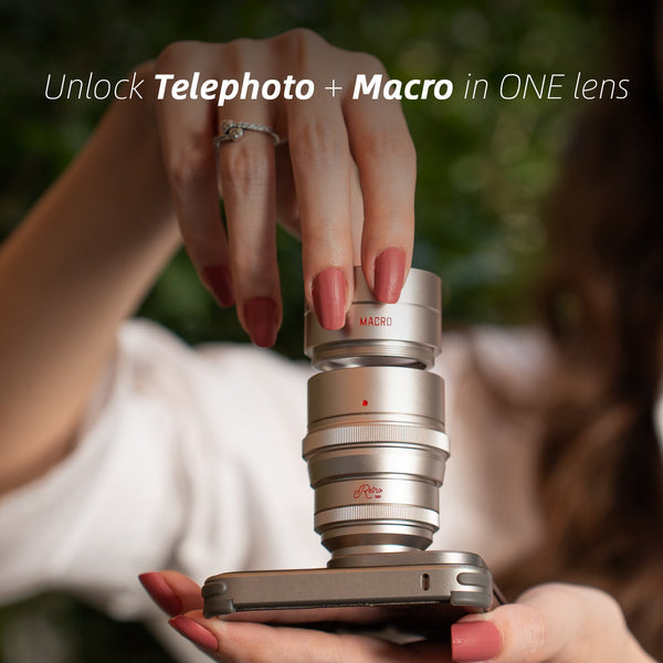Retro Series 2X Telephoto & Macro Lens Kit(T mount)