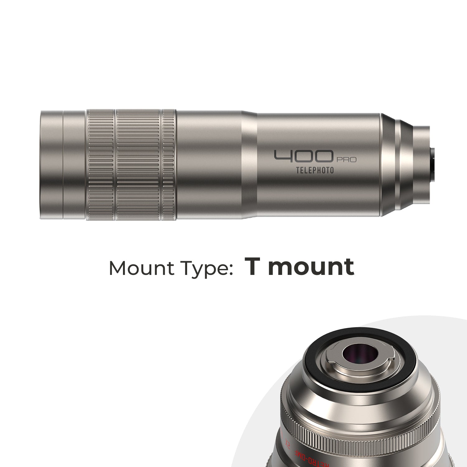 Fotorgear T-Mount Retro Series: 400mm Pro Telephoto Lens