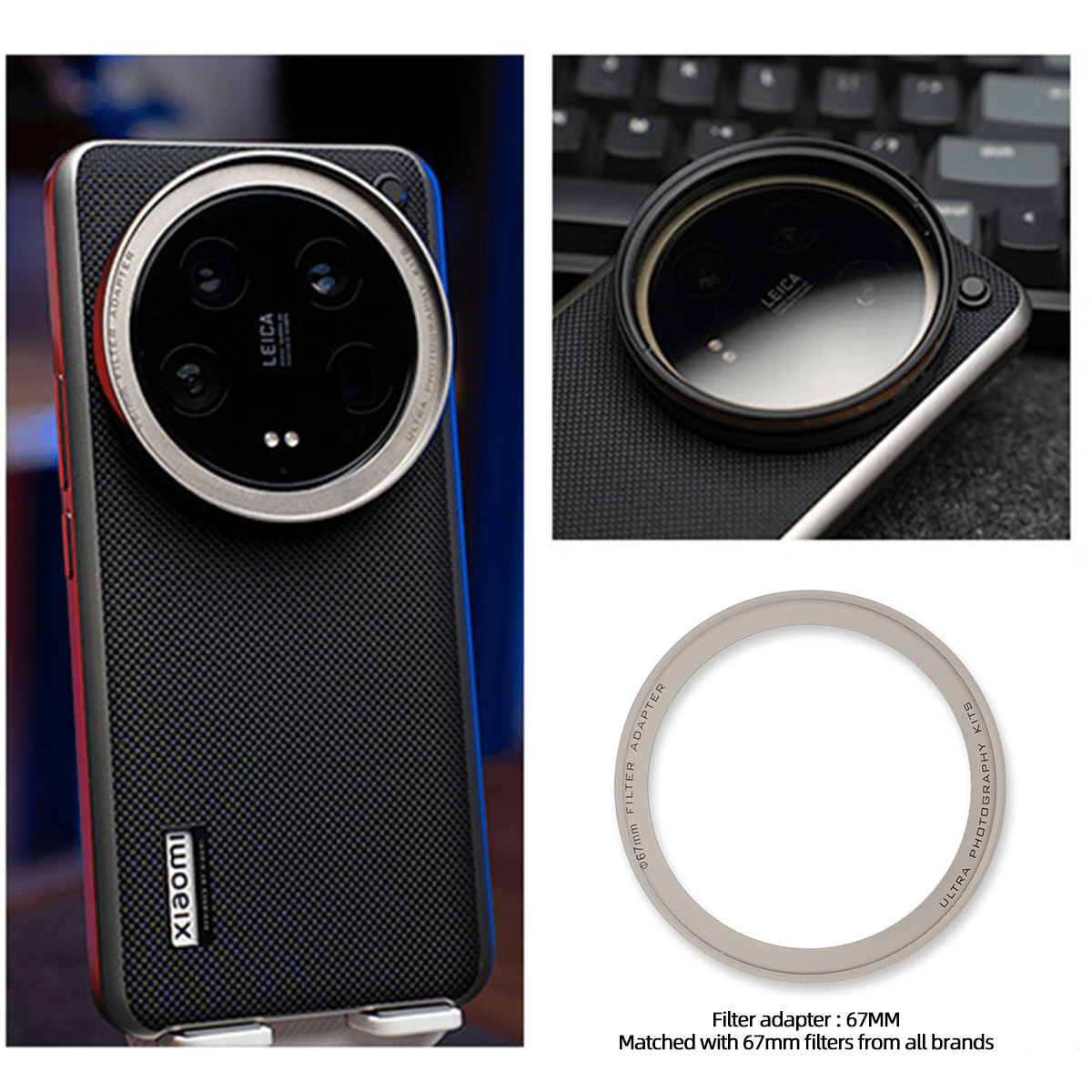 Xiaomi 14 Ultra phone case （BLACK） detail slice 6